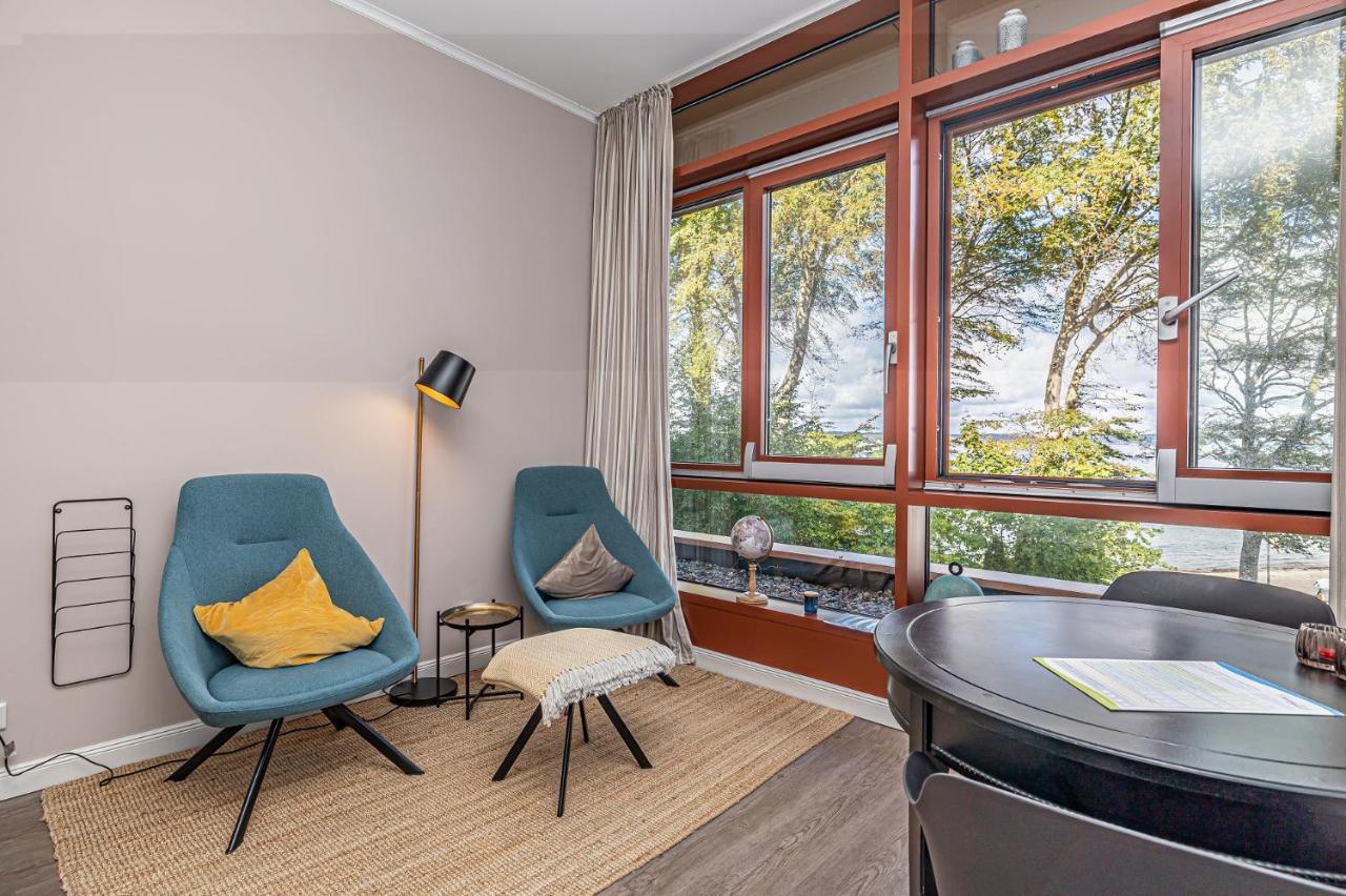 Fewo1846 Intermar - Marina Del Rey - Elegantes Studioapartment Mit Meerblick Und Eigenem Strandkorb Glücksburg Exterior foto
